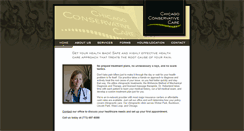 Desktop Screenshot of chicagoconservativecare.com